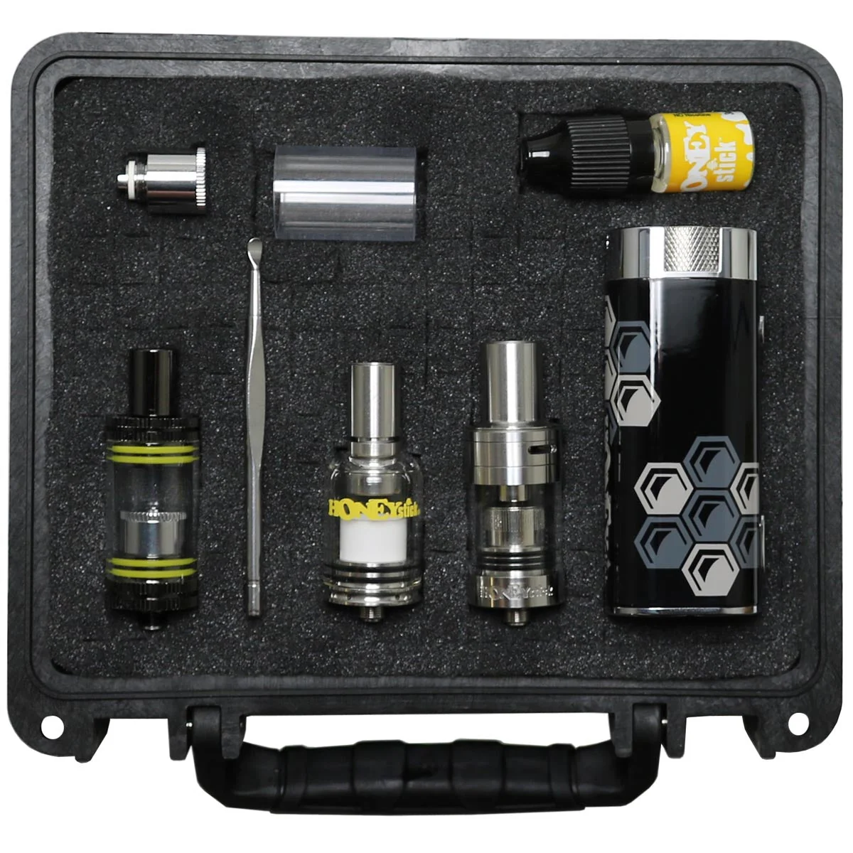 Honeystick Defender 3-in-1 Oil Vape Tank, Dab Pen and Dry Herb Vaporizer Kit