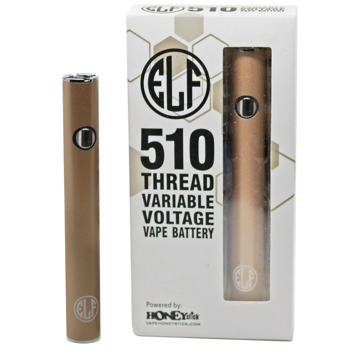 Honeystick ELF 510 Thread Vape Cart Pen Battery - Image 5