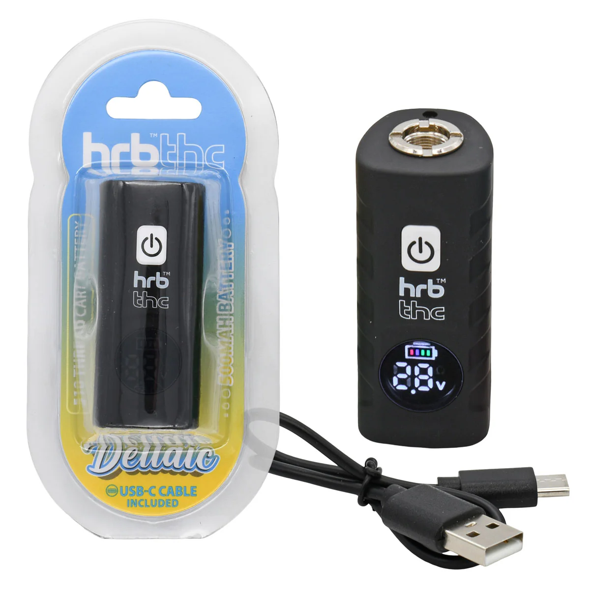 HRB Thc Deltaic 510 Thread Cartridge Battery - Image 3