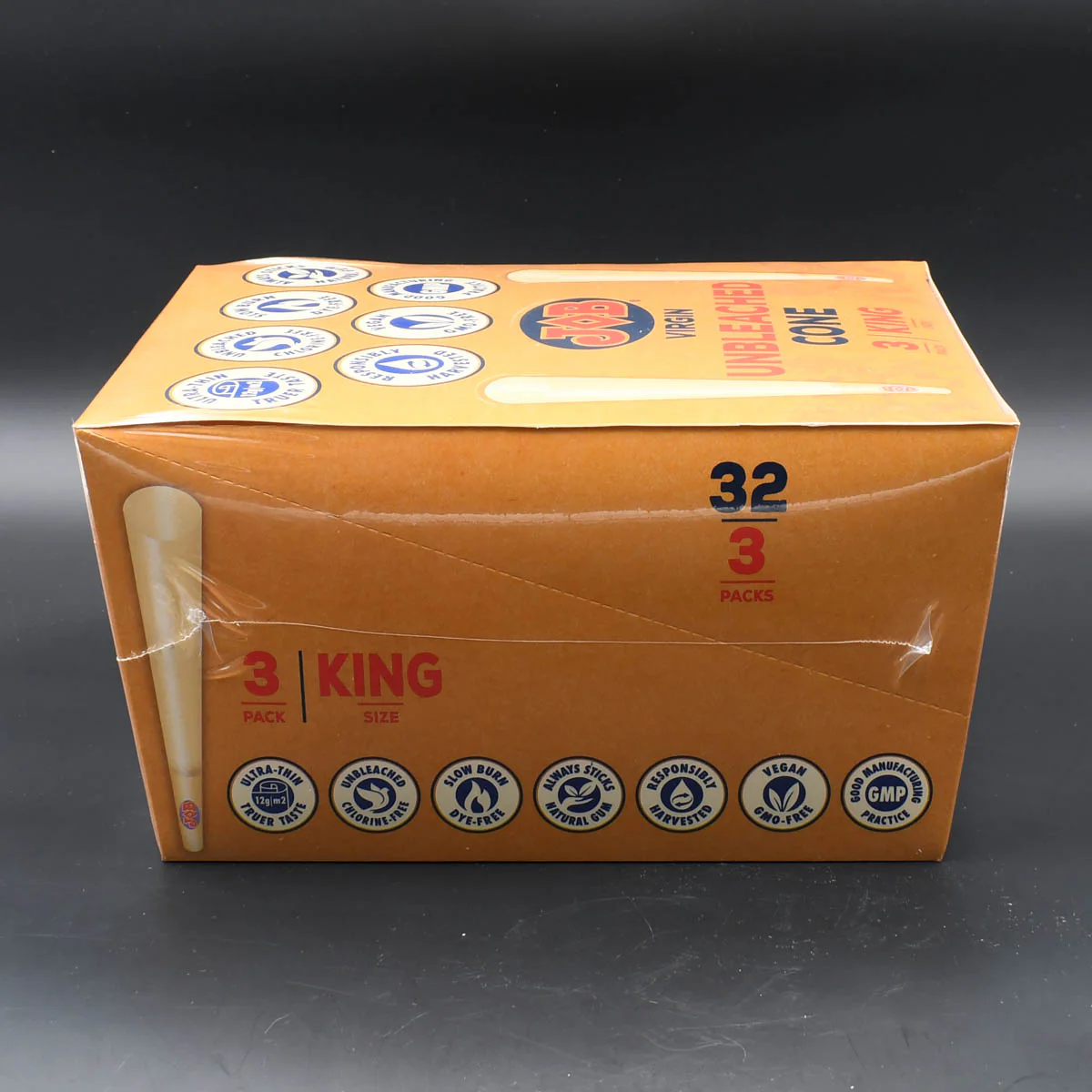 JOB Unbleached Pre-Rolled Cone Paper - Image 3